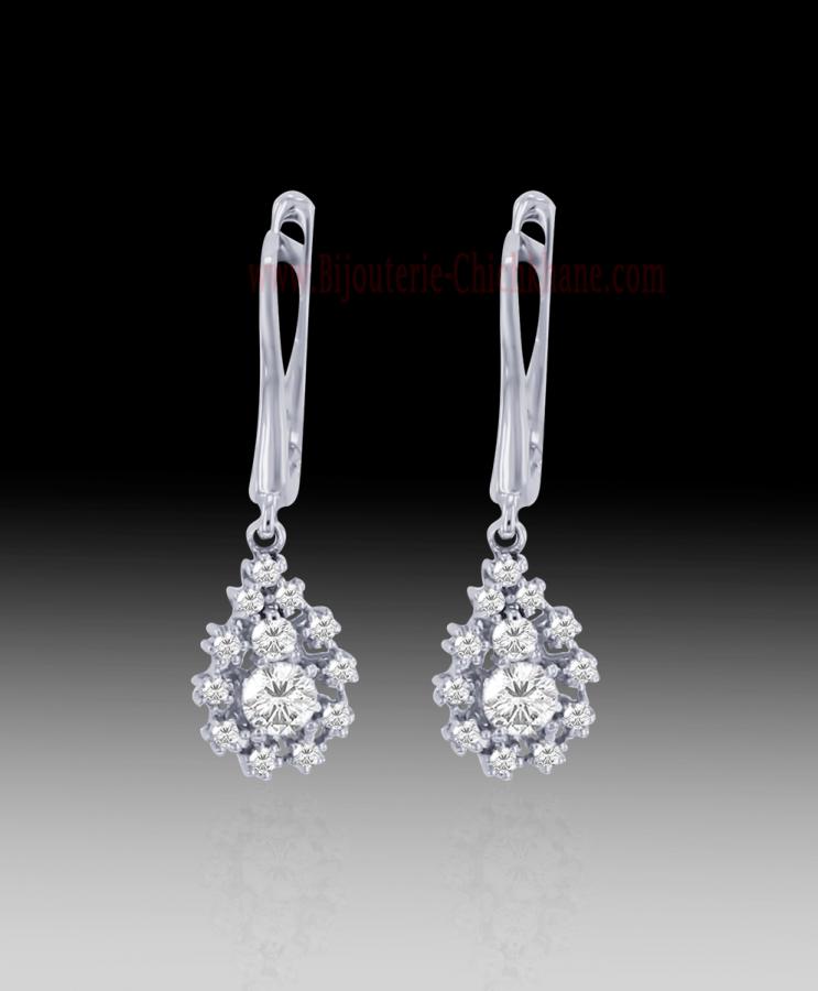 Bijoux en ligne Boucles D'oreilles Diamants 59804