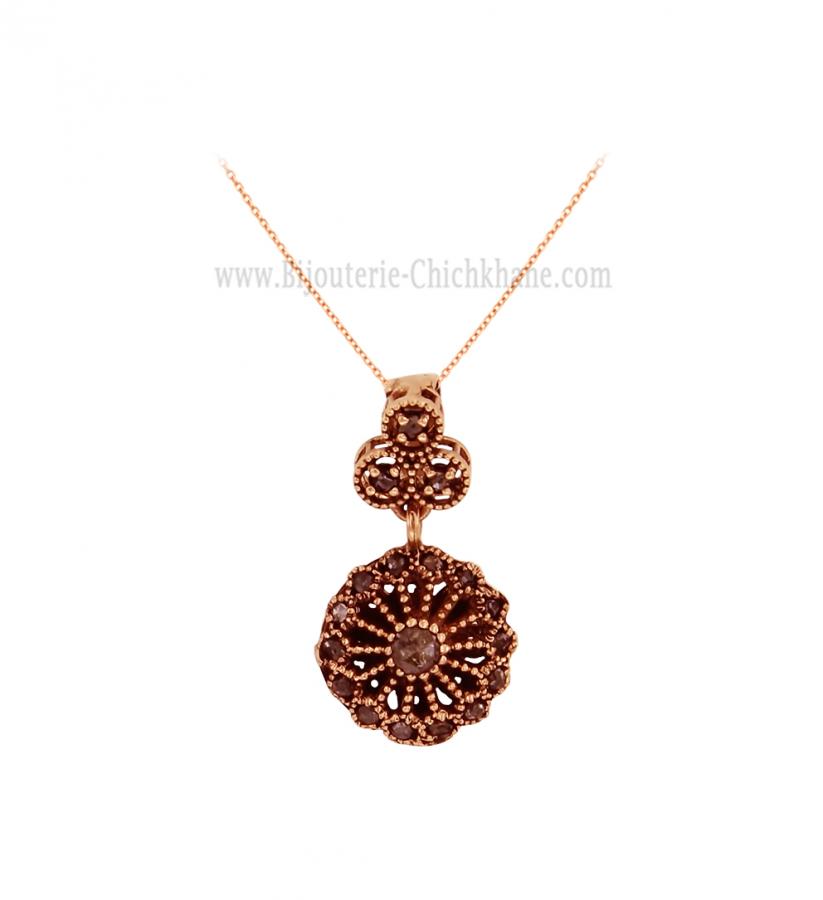 Bijoux en ligne Pendentif Diamants Rose ''Chichkhane'' 59967