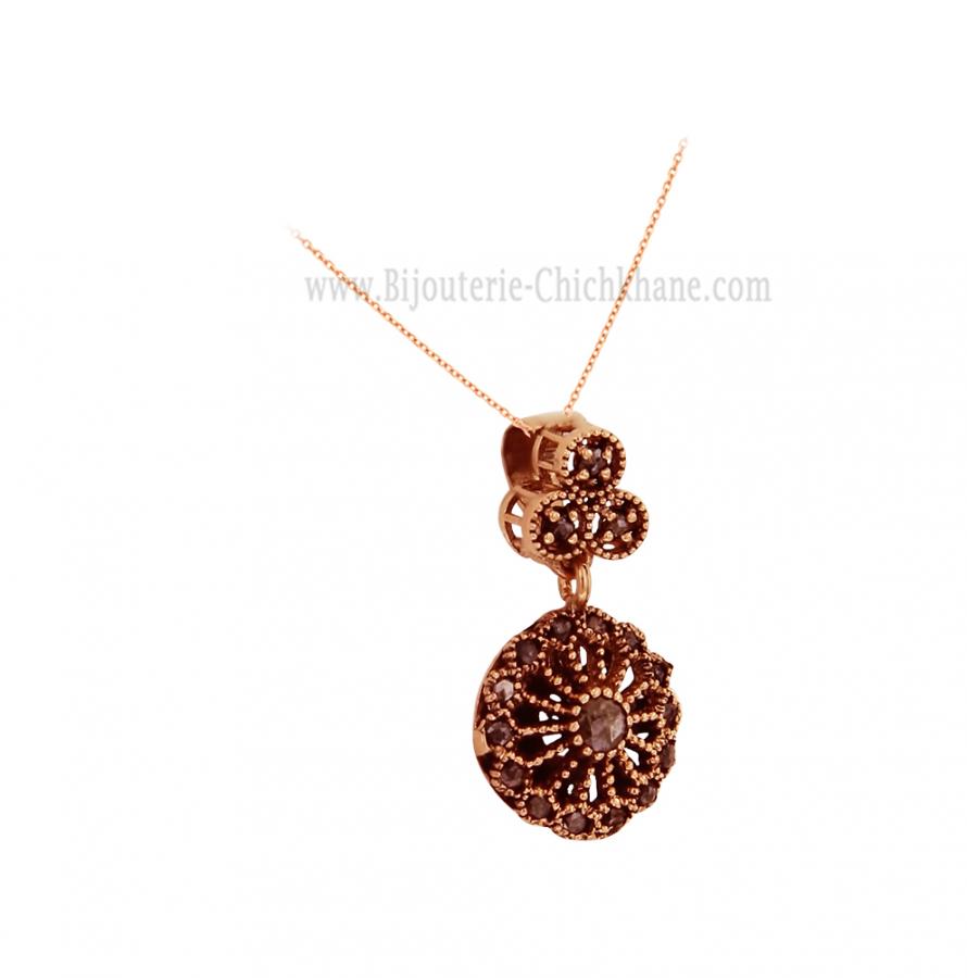 Bijoux en ligne Pendentif Diamants Rose ''Chichkhane'' 59967