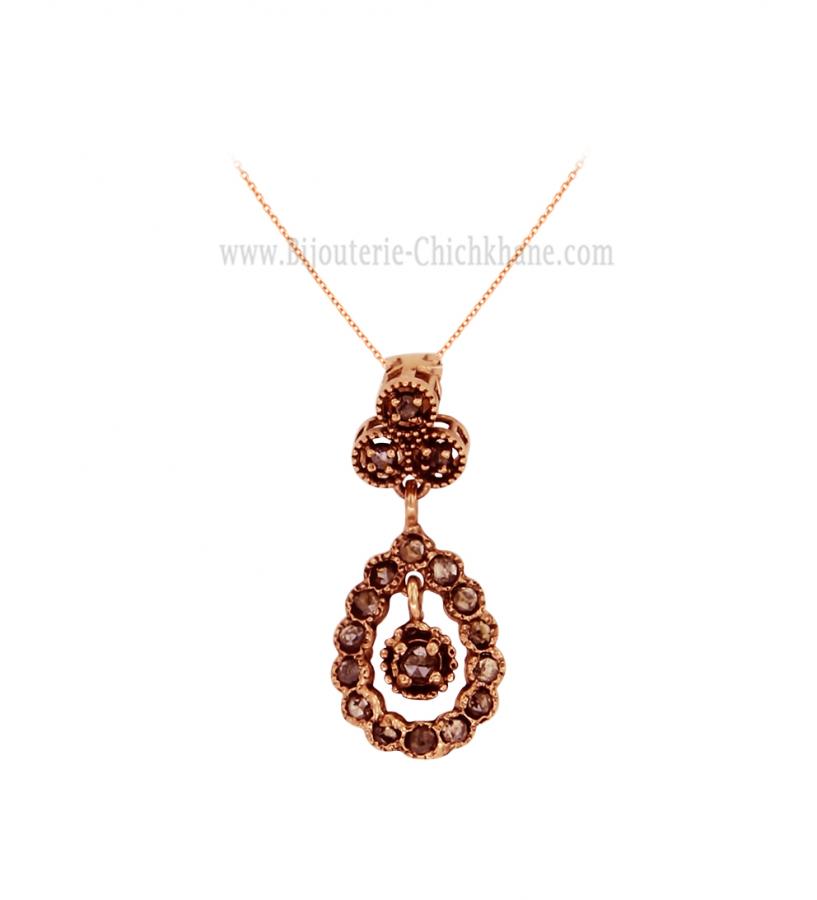 Bijoux en ligne Pendentif Diamants Rose ''Chichkhane'' 59969