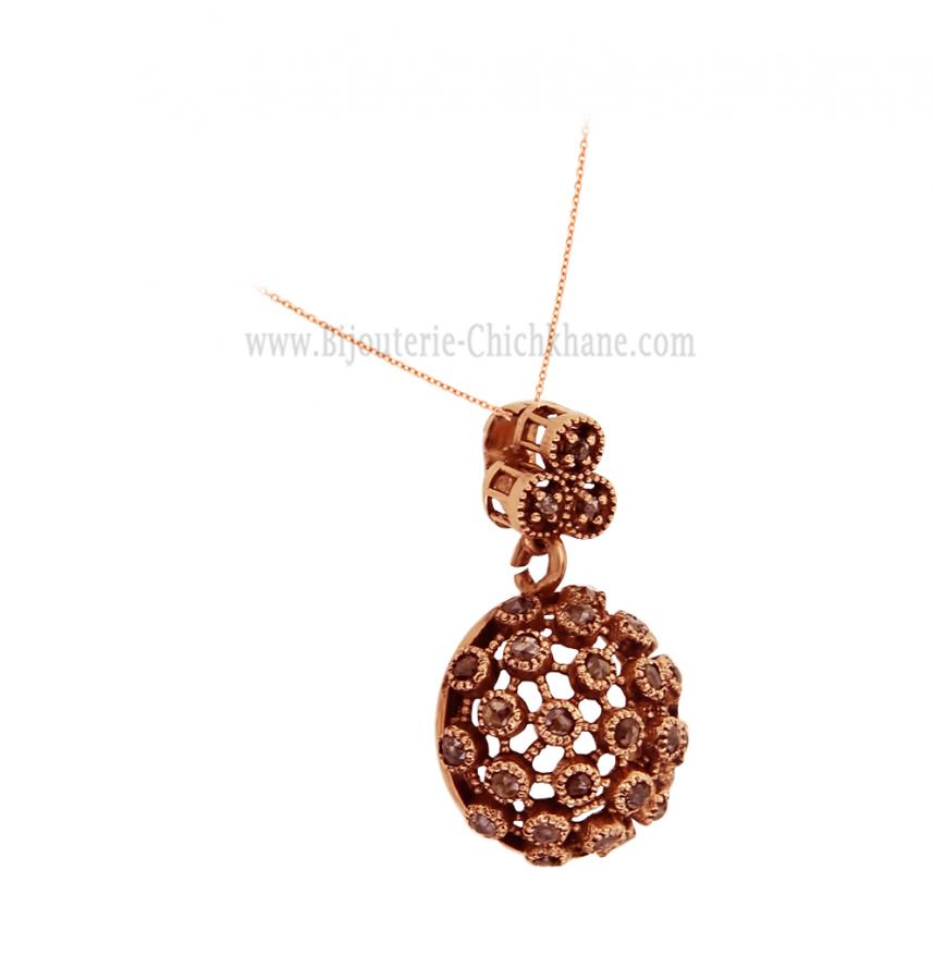 Bijoux en ligne Pendentif Diamants Rose ''Chichkhane'' 59971