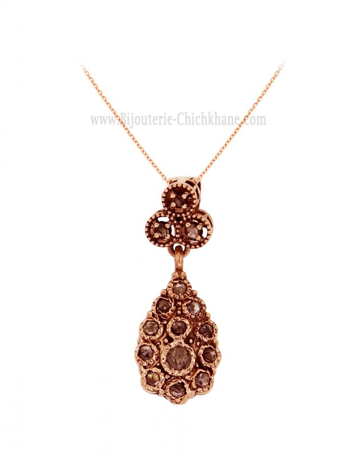 Bijoux en ligne Pendentif Diamants Rose ''Chichkhane'' 59987