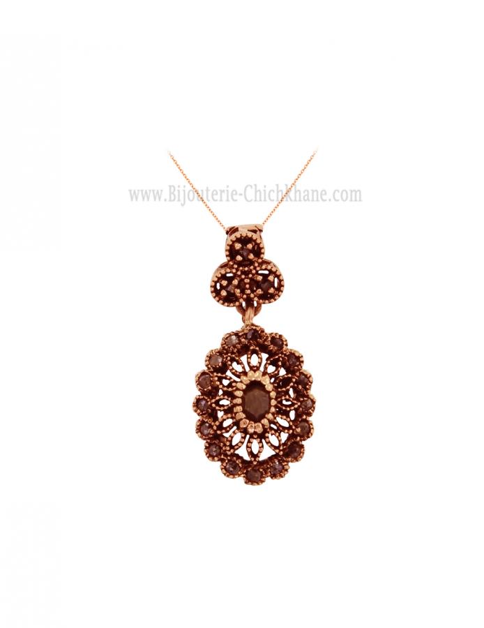 Bijoux en ligne Pendentif Diamants Rose ''Chichkhane'' 59991