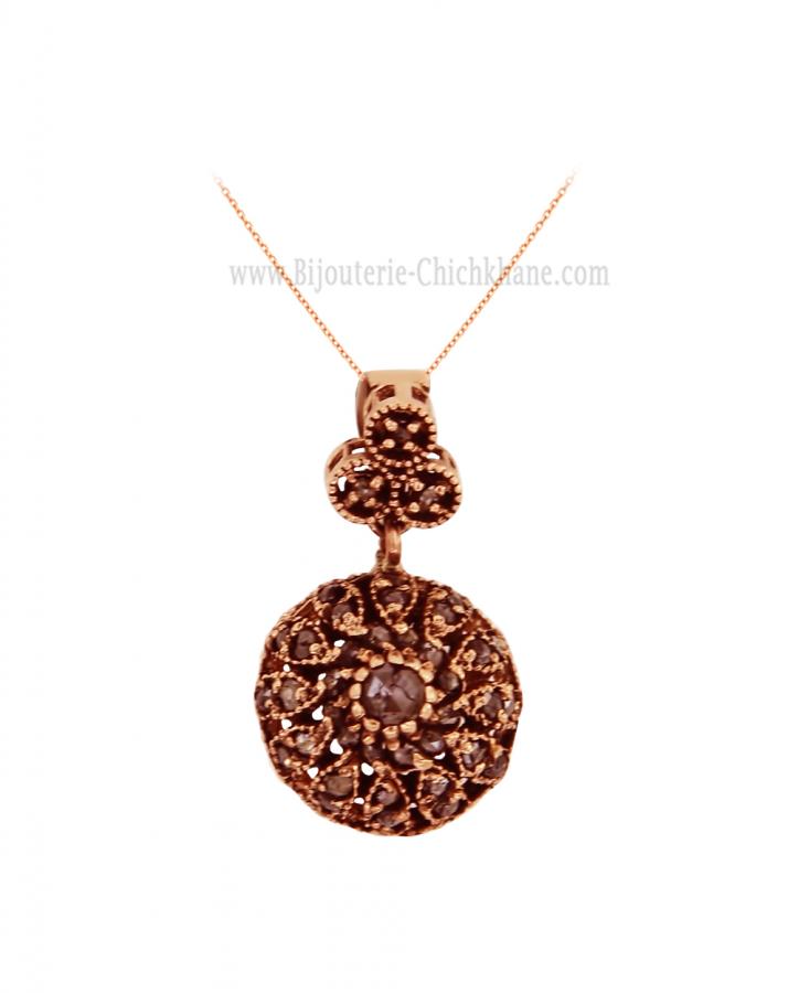 Bijoux en ligne Pendentif Diamants Rose ''Chichkhane'' 59992