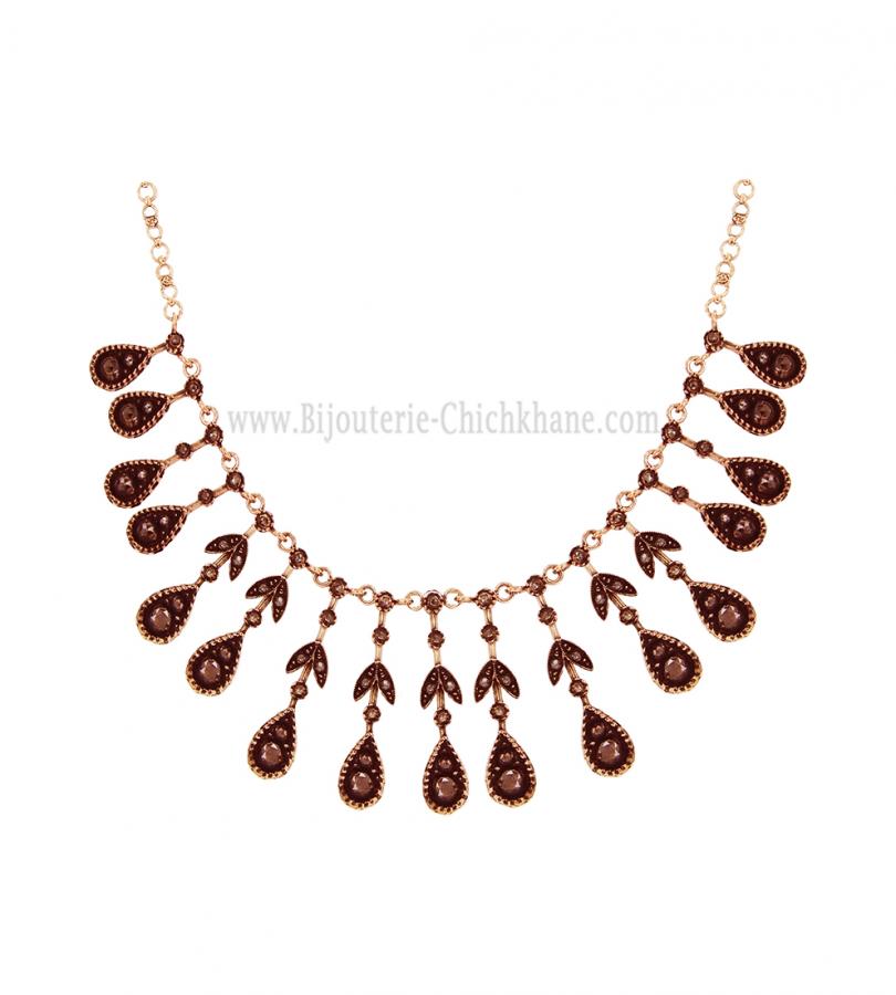 Bijoux en ligne Collier Diamants Rose ''Chichkhane'' 60042