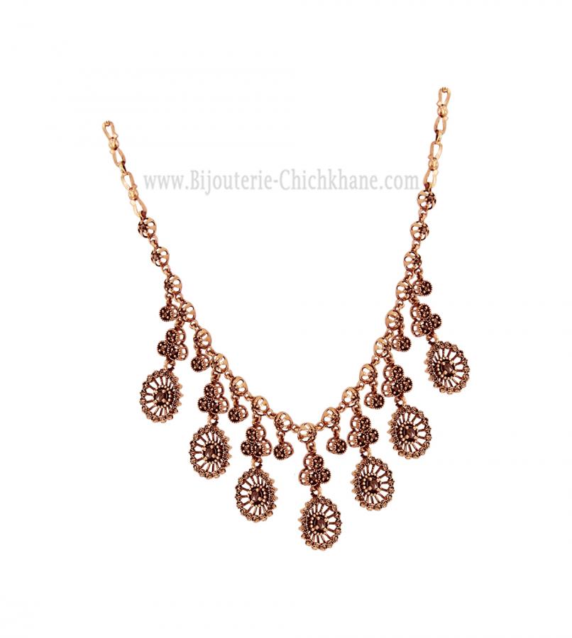 Bijoux en ligne Collier Diamants Rose ''Chichkhane'' 60054