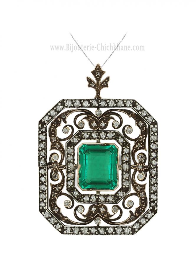 Bijoux en ligne Pendentif Diamants Blanc ''Chichkhane'' 60446