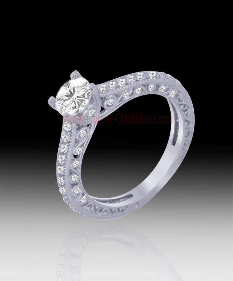 Bijoux en ligne Solitaire Diamants 60488