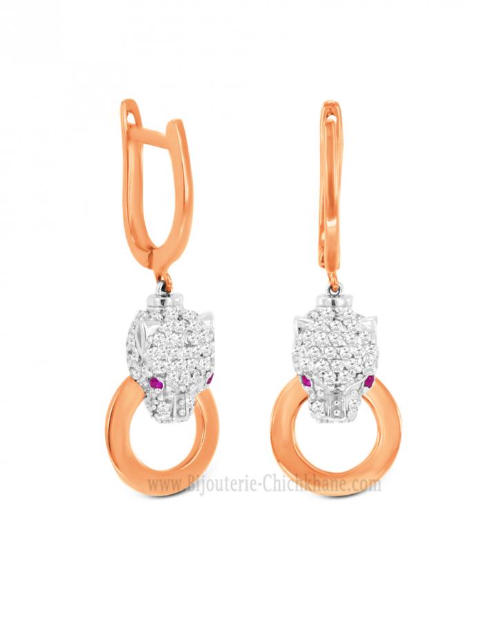 Bijoux en ligne Boucles D'oreilles Zircon 60701