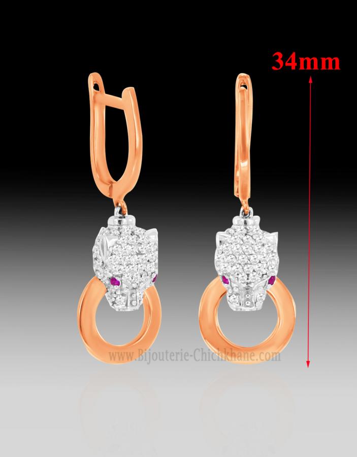 Bijoux en ligne Boucles D'oreilles Zircon 60701