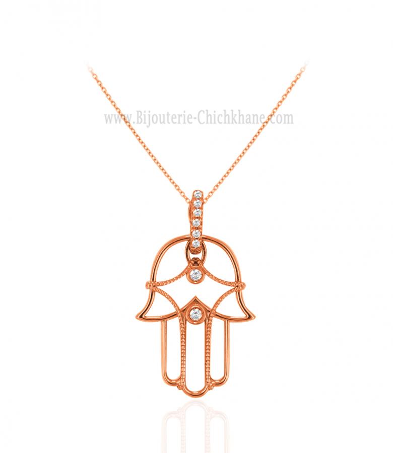 Bijoux en ligne Pendentif Main De Fatma Diamants 60898