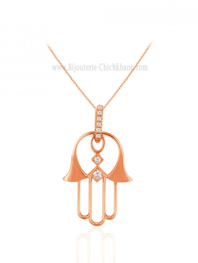 Bijoux en ligne Pendentif Main De Fatma Diamants 60899