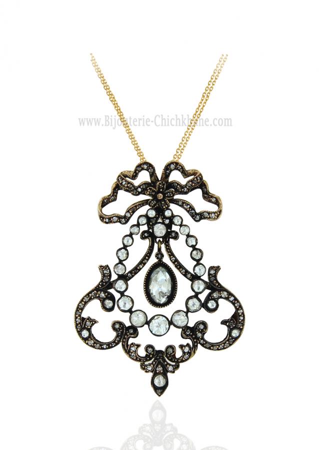 Bijoux en ligne Pendentif Diamants Blanc ''Chichkhane'' 60944