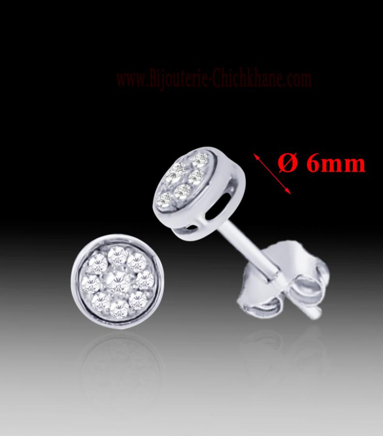 Bijoux en ligne Boucles D'oreilles Diamants 61014
