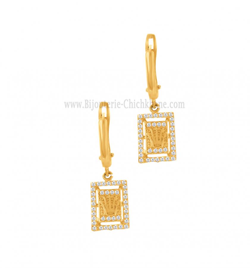 Bijoux en ligne Boucles D'oreilles Zircon 61459