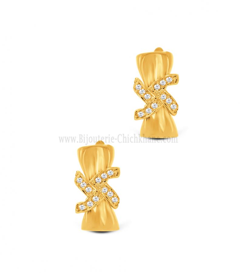 Bijoux en ligne Boucles D'oreilles Zircon 61514