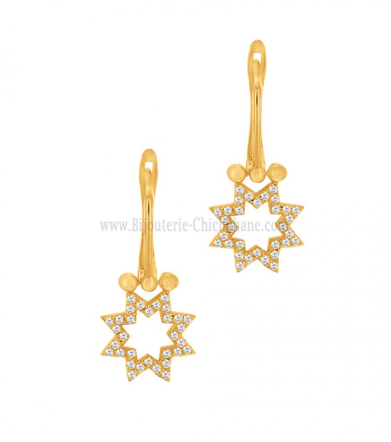 Bijoux en ligne Boucles D'oreilles Zircon 61617