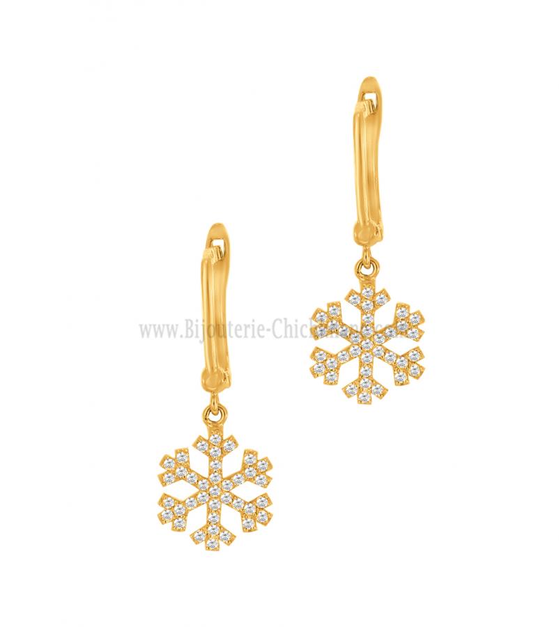 Bijoux en ligne Boucles D'oreilles Zircon 61618