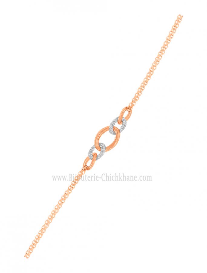 Bijoux en ligne Gourmette Zircon 61767