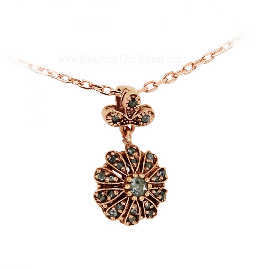 Bijoux en ligne Pendentif Diamants Rose ''Chichkhane'' 61912