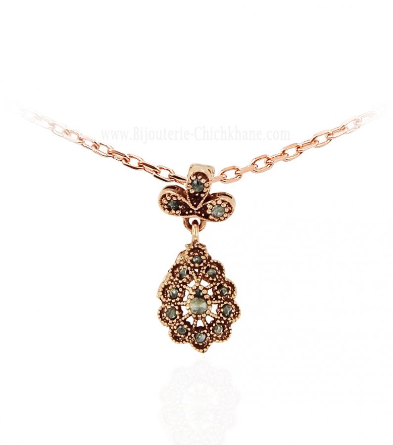 Bijoux en ligne Pendentif Diamants Rose ''Chichkhane'' 61946