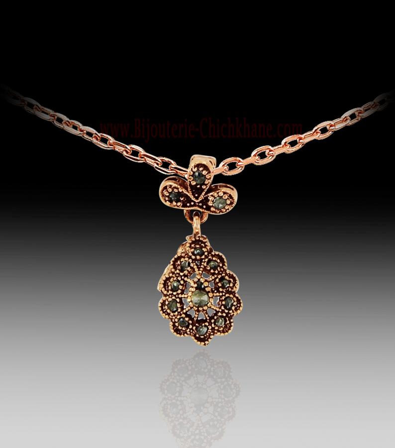Bijoux en ligne Pendentif Diamants Rose ''Chichkhane'' 61946