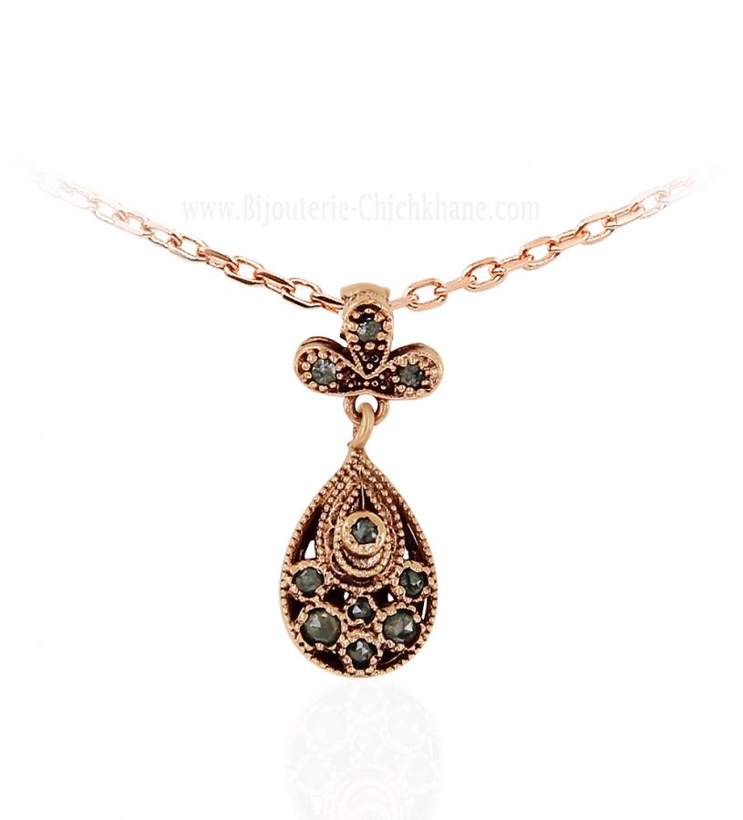 Bijoux en ligne Pendentif Diamants Rose ''Chichkhane'' 61962