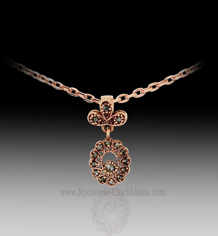 Bijoux en ligne Pendentif Diamants Rose ''Chichkhane'' 61983