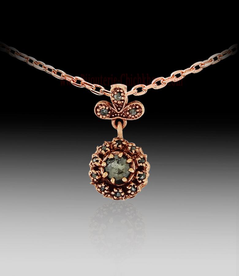 Bijoux en ligne Pendentif Diamants Rose ''Chichkhane'' 62002