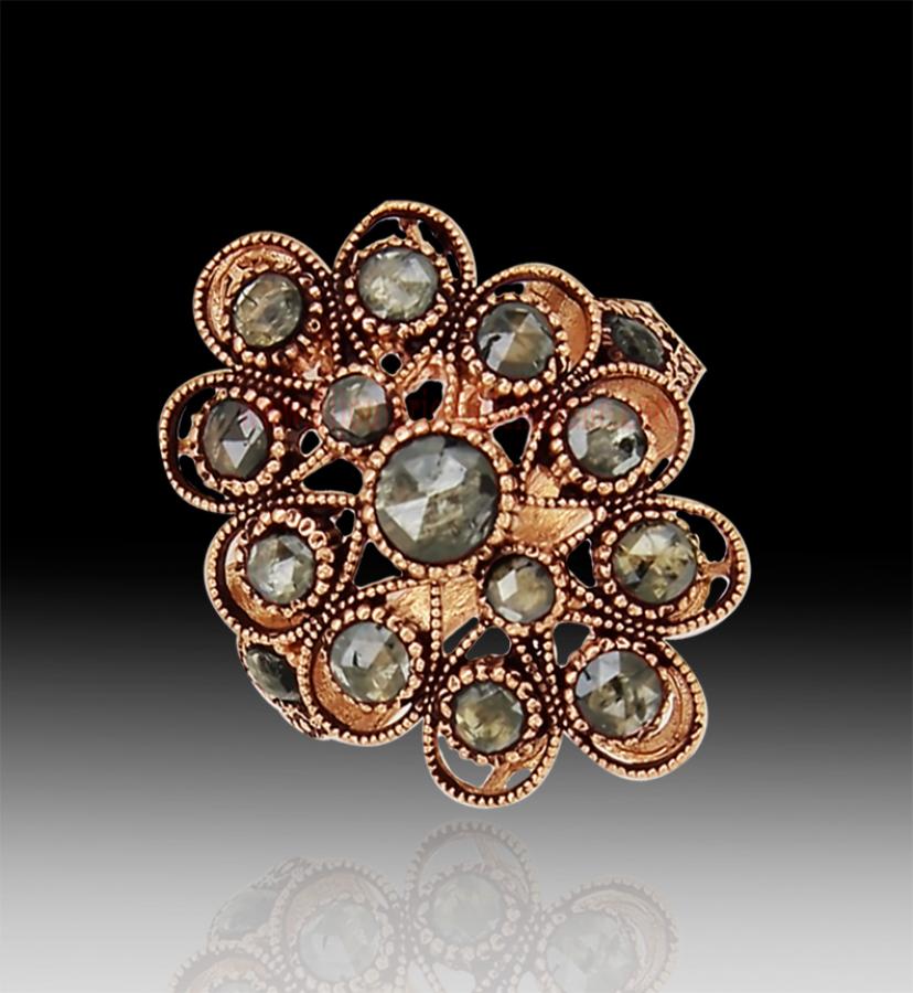 Bijoux en ligne Bague Diamants Rose ''Chichkhane'' 62110
