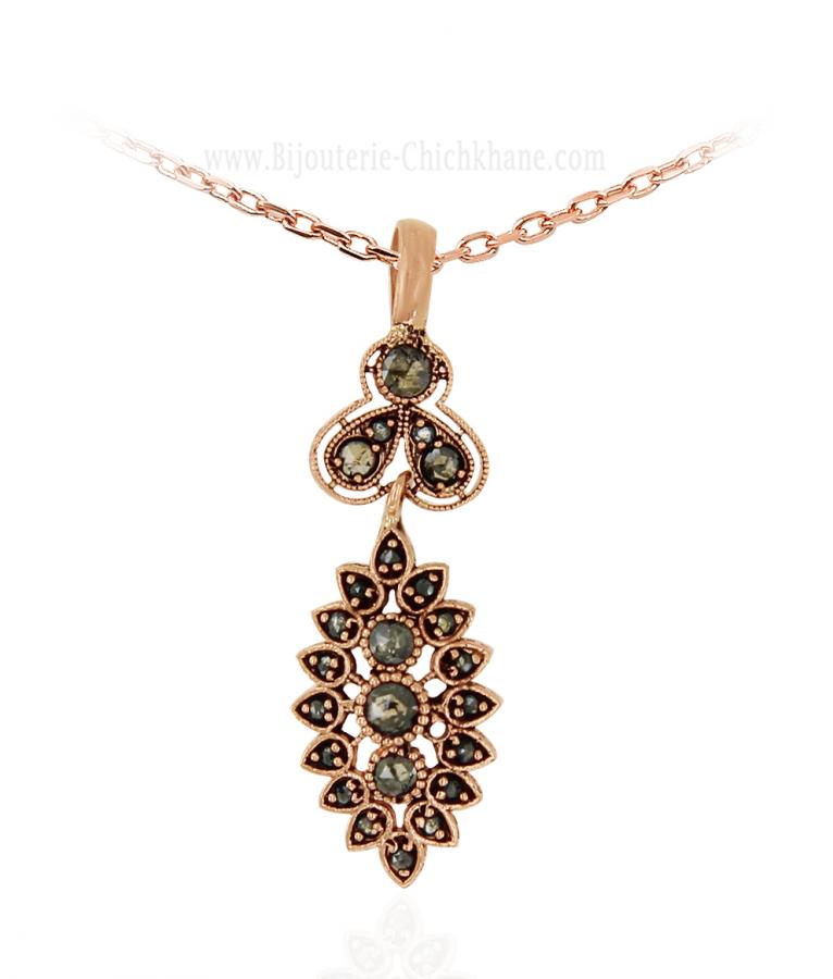 Bijoux en ligne Pendentif Diamants Rose ''Chichkhane'' 62117