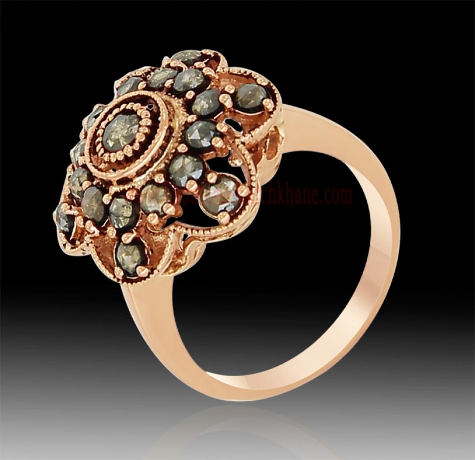 Bijoux en ligne Bague Diamants Rose ''Chichkhane'' 62128