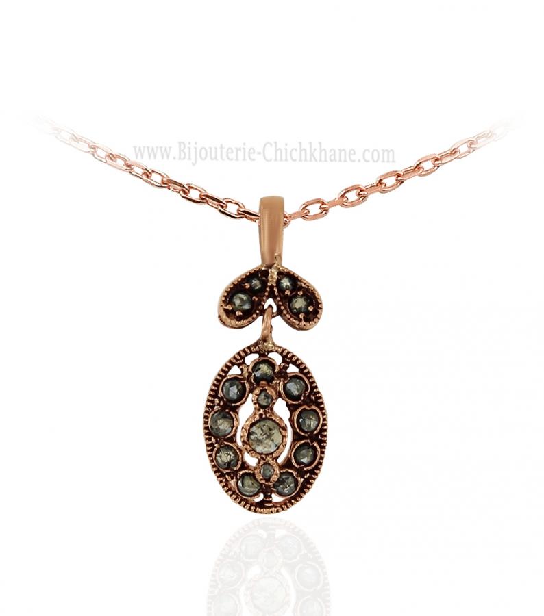 Bijoux en ligne Pendentif Diamants Rose ''Chichkhane'' 62133