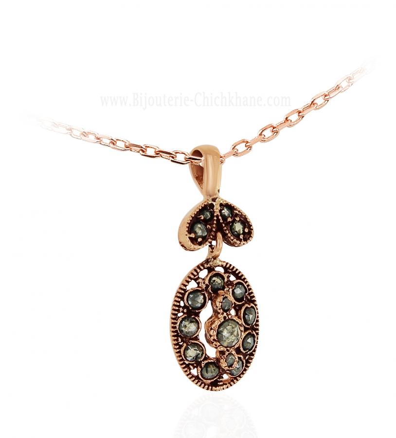 Bijoux en ligne Pendentif Diamants Rose ''Chichkhane'' 62133