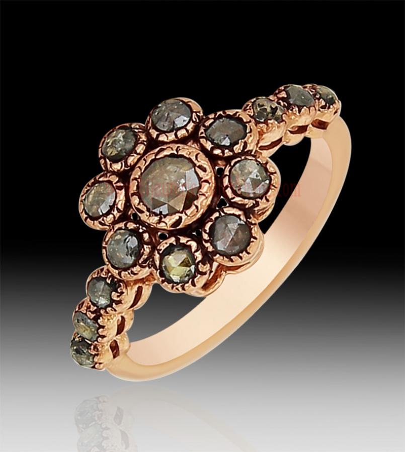 Bijoux en ligne Bague Diamants Rose ''Chichkhane'' 62165