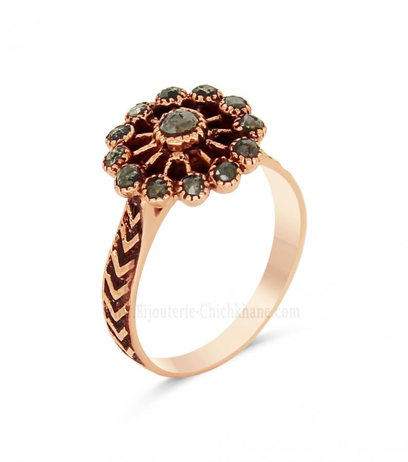 Bijoux en ligne Bague Diamants Rose ''Chichkhane'' 62175