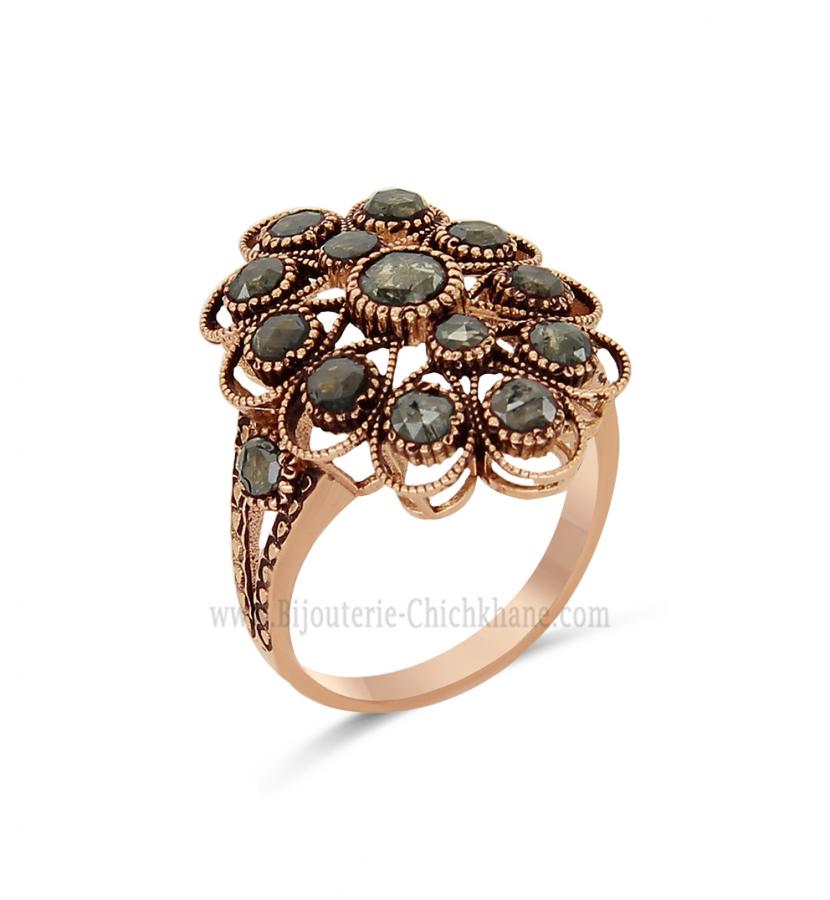 Bijoux en ligne Bague Diamants Rose ''Chichkhane'' 62235