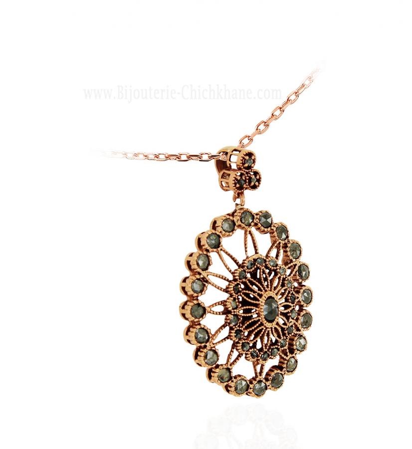Bijoux en ligne Pendentif Diamants Rose ''Chichkhane'' 62236