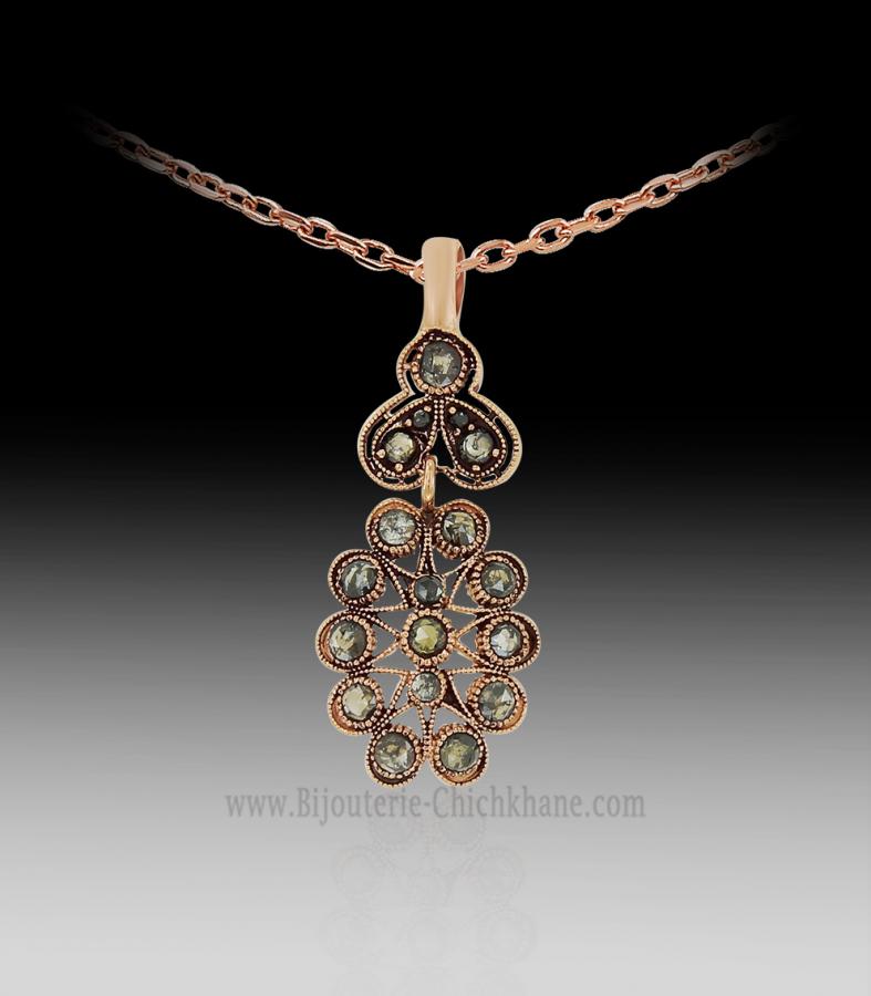 Bijoux en ligne Pendentif Diamants Rose ''Chichkhane'' 62237
