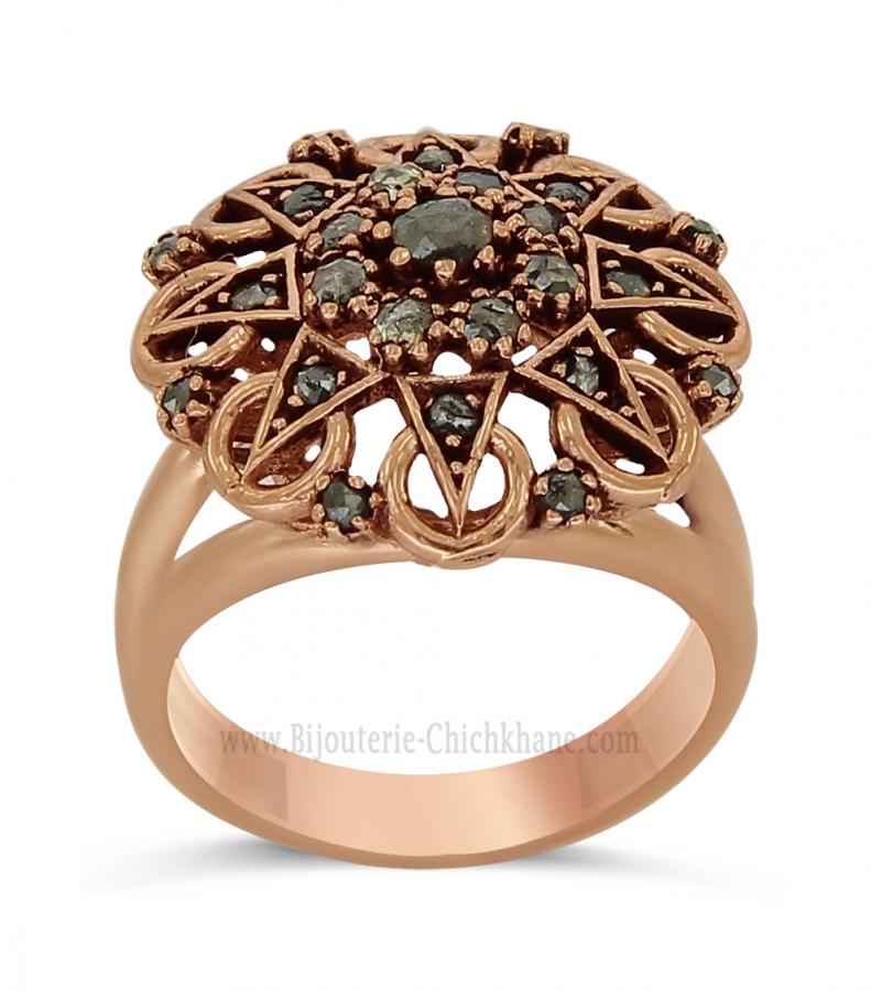 Bijoux en ligne Bague Diamants Rose ''Chichkhane'' 62685