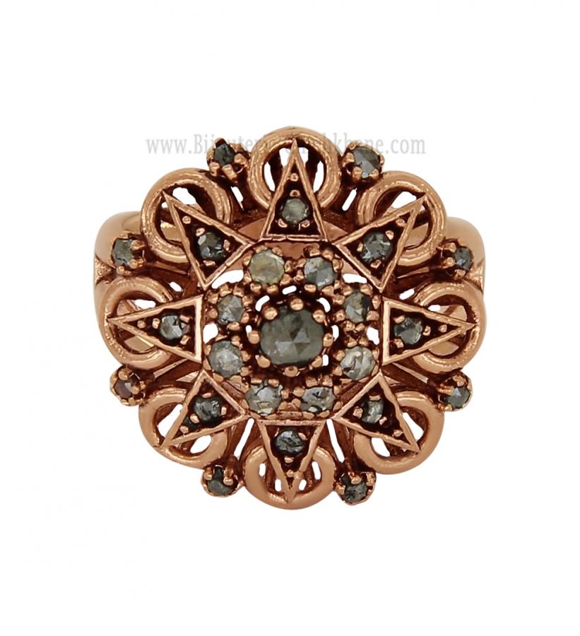 Bijoux en ligne Bague Diamants Rose ''Chichkhane'' 62685