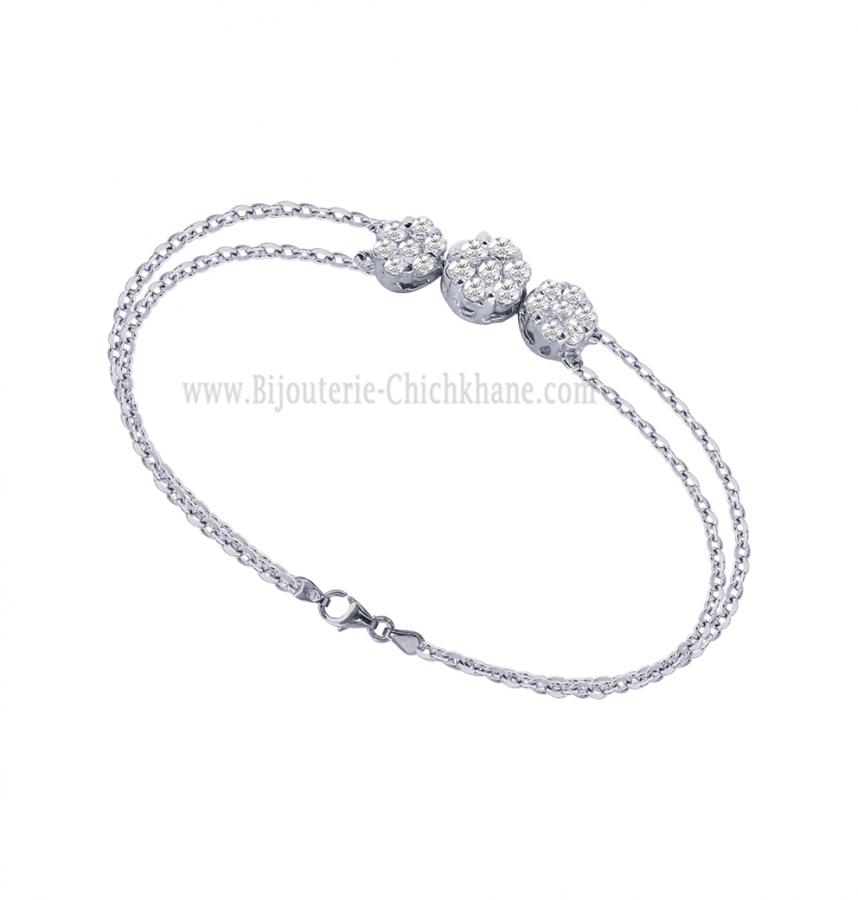 Bijoux en ligne Gourmette Zircon 62939