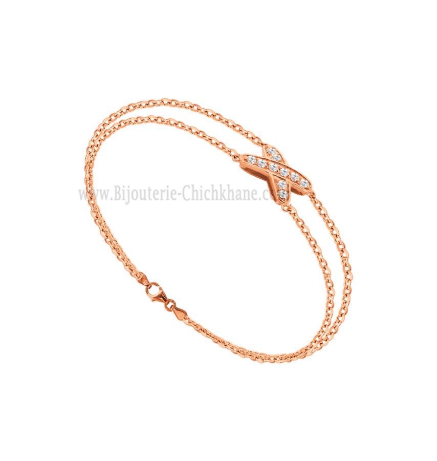 Bijoux en ligne Gourmette Zircon 62940