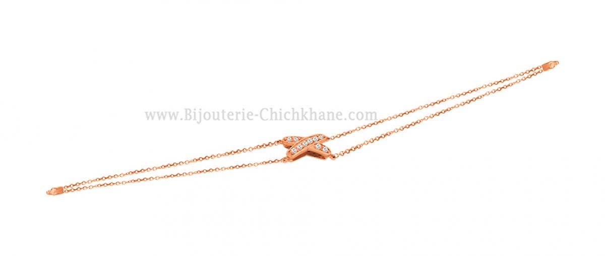 Bijoux en ligne Gourmette Zircon 62940