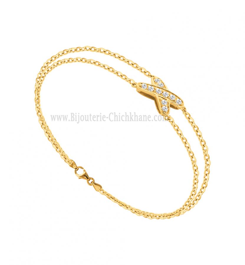 Bijoux en ligne Gourmette Zircon 62941