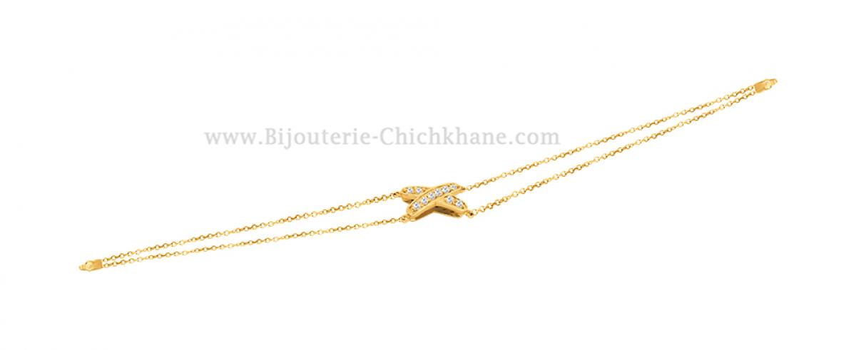 Bijoux en ligne Gourmette Zircon 62941