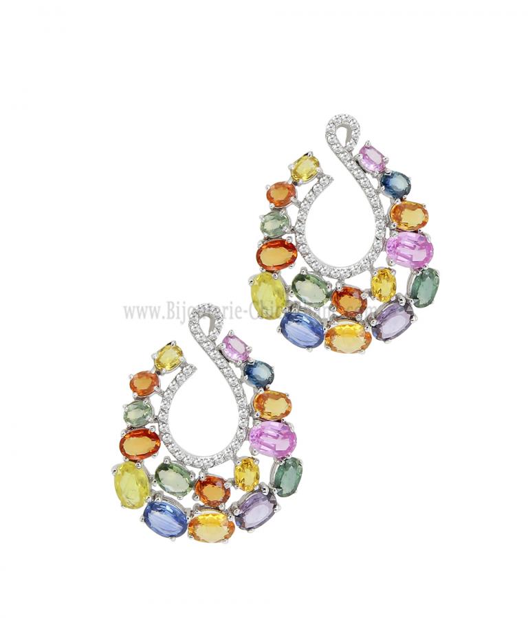 Bijoux en ligne Boucles D'oreilles Diamants 62994