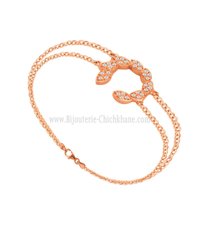 Bijoux en ligne Gourmette Zircon 63342