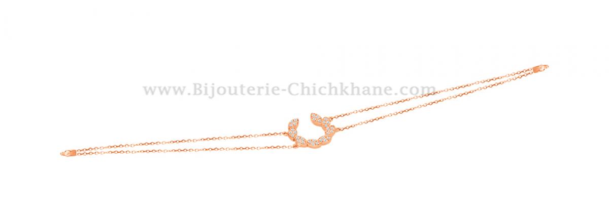 Bijoux en ligne Gourmette Zircon 63342