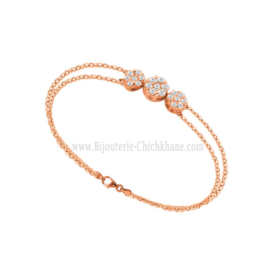 Bijoux en ligne Gourmette Zircon 63345